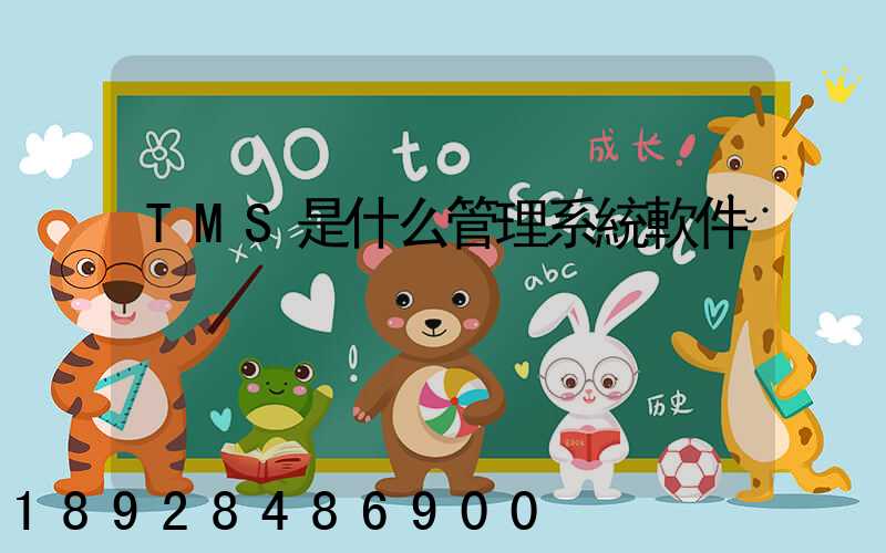 TMS是什么管理系統軟件
