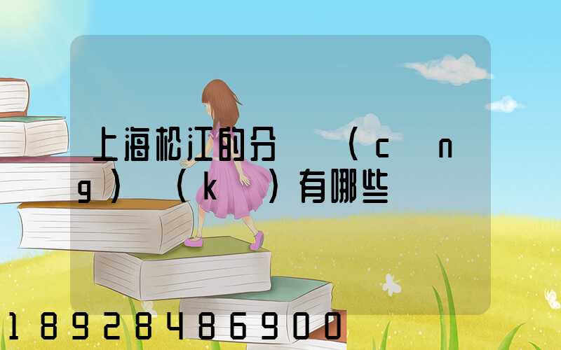 上海松江的分練倉(cāng)庫(kù)有哪些