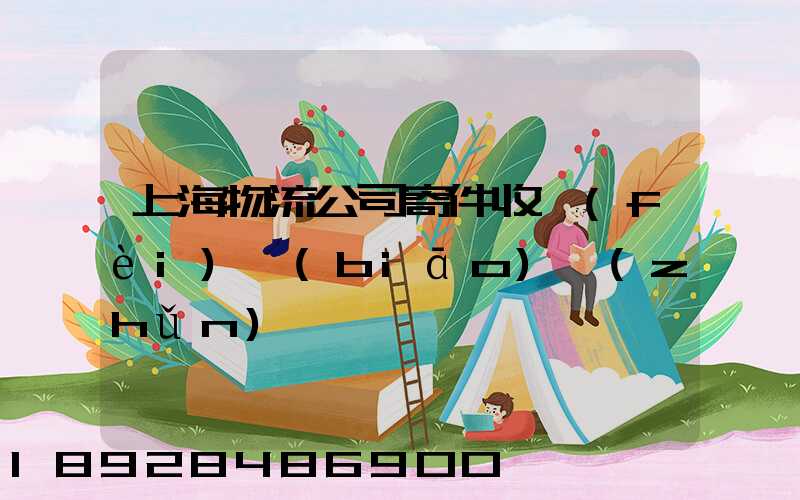 上海物流公司寄件收費(fèi)標(biāo)準(zhǔn)