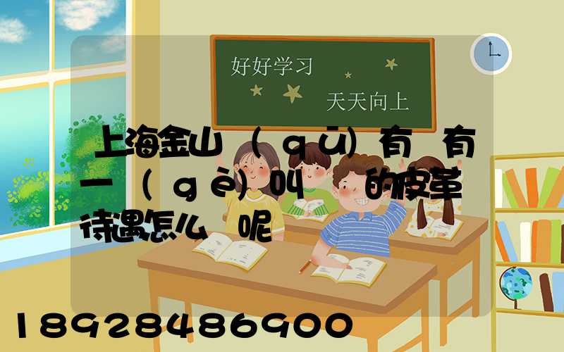 上海金山區(qū)有沒有一個(gè)叫華豐的皮革廠待遇怎么樣呢