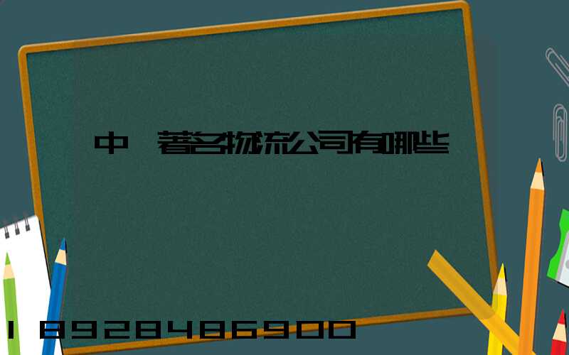 中國著名物流公司有哪些