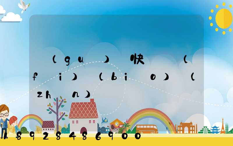 國(guó)際快遞資費(fèi)標(biāo)準(zhǔn)