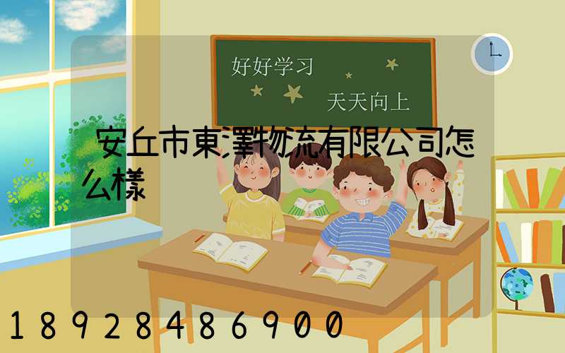 安丘市東澤物流有限公司怎么樣