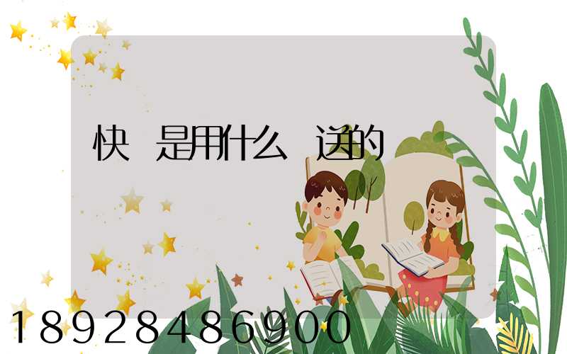 快遞是用什么運送的