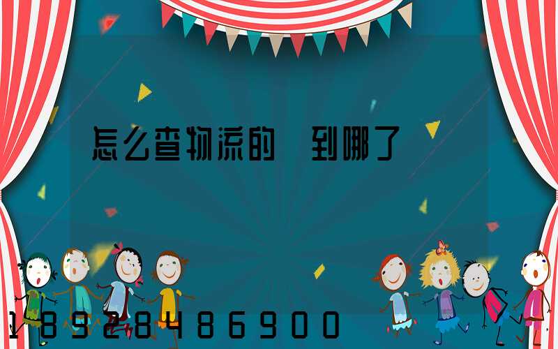 怎么查物流的貨到哪了
