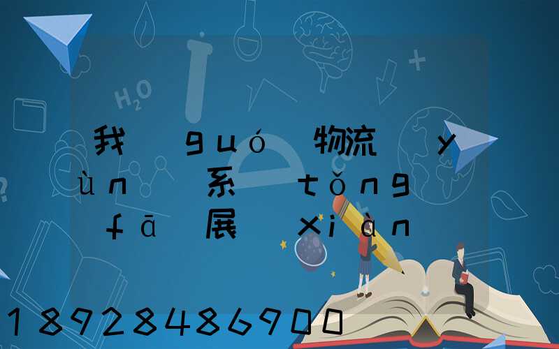 我國(guó)物流運(yùn)輸系統(tǒng)發(fā)展現(xiàn)狀和趨勢(shì)