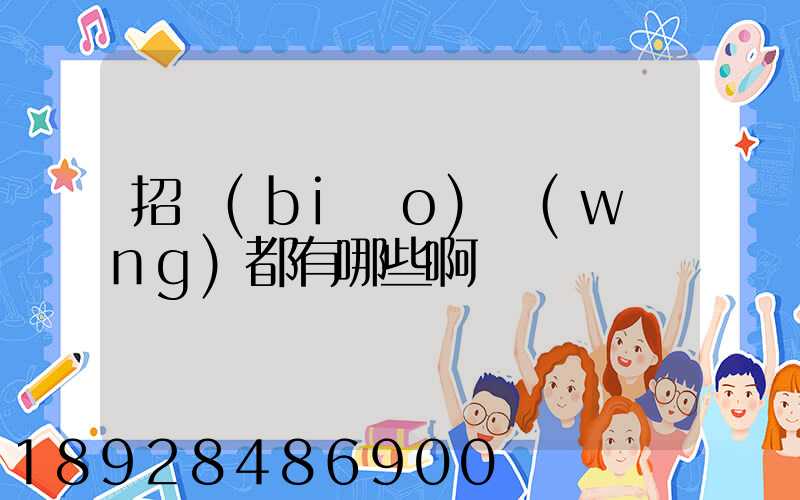 招標(biāo)網(wǎng)都有哪些啊