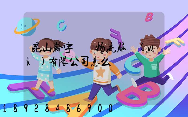 昆山瀚宇國際物流服務(wù)有限公司怎么樣