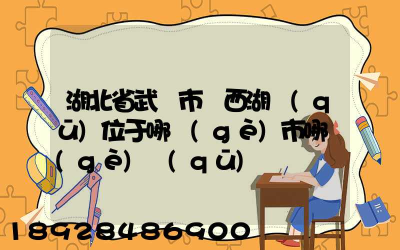 湖北省武漢市東西湖區(qū)位于哪個(gè)市哪個(gè)區(qū)