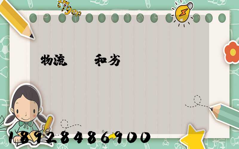 物流優勢和劣勢