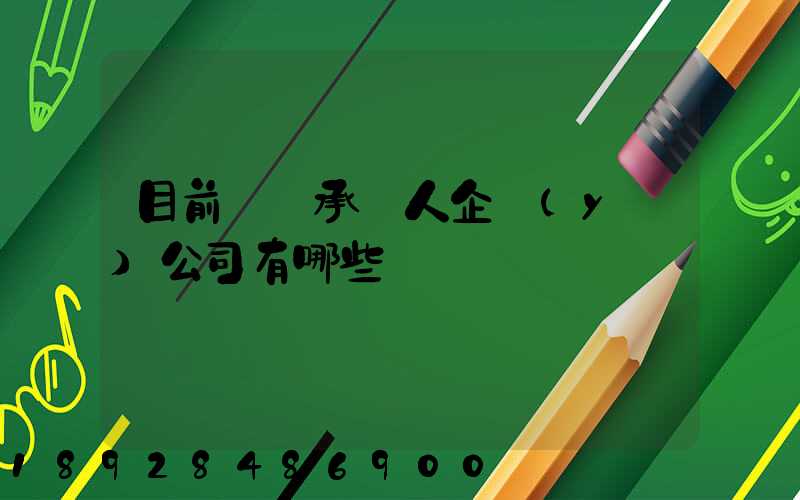 目前無車承運人企業(yè)公司有哪些