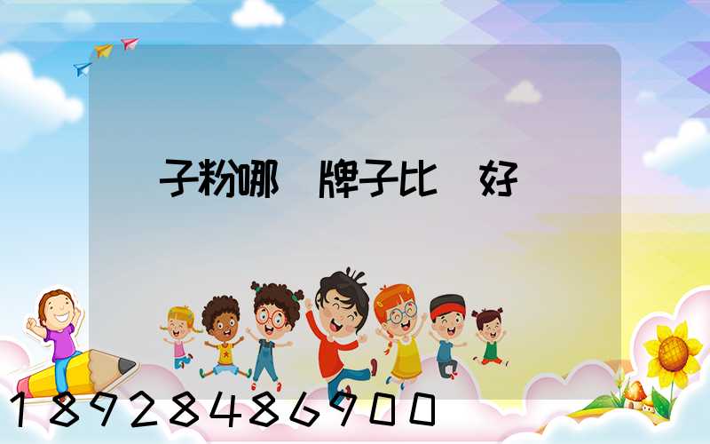 膩子粉哪個牌子比較好