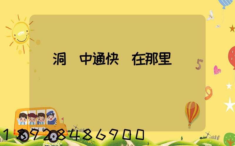 詩洞鎮中通快遞在那里