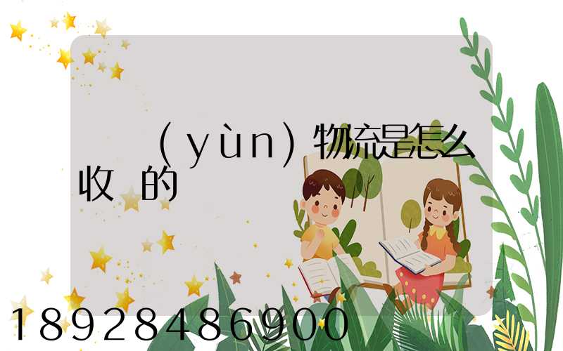 貨運(yùn)物流是怎么收費的