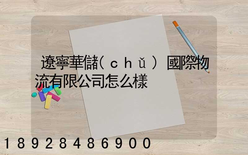 遼寧華儲(chǔ)國際物流有限公司怎么樣