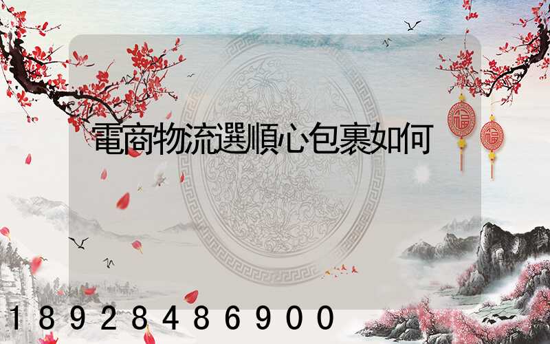 電商物流選順心包裹如何